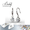 Destiny Jewellery Crystal From Swarovski 925 Sliver Hook R Earrings